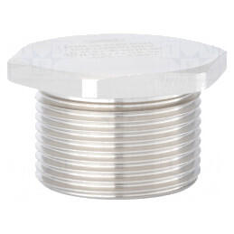 Capac protecție alamă IP68 nichel 1,5 | Electronic-mag.ro | Componente Electronice