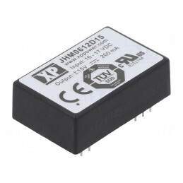 Convertor DC/DC 6W 10-17V la 15V/-15V THT | Electronic-mag.ro | Componente Electronice