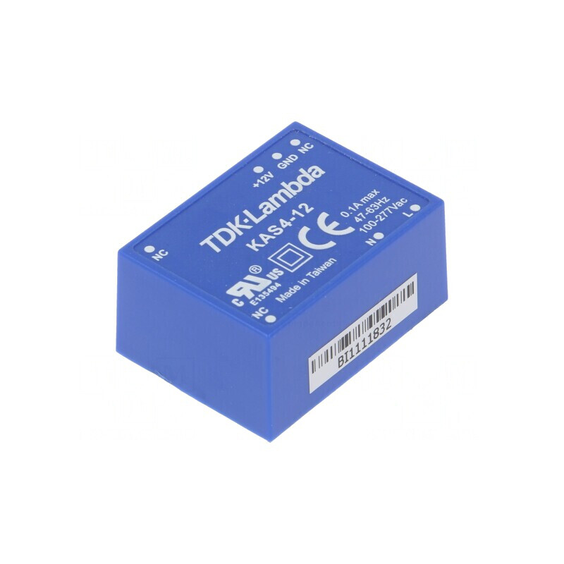 Convertor AC/DC 4W 12VDC KAS4-12 | Electronic-mag.ro | Componente Electronice Convertor AC/DC 4W 12VDC KAS4-12 | Electronic-mag.ro | Componente Electronice