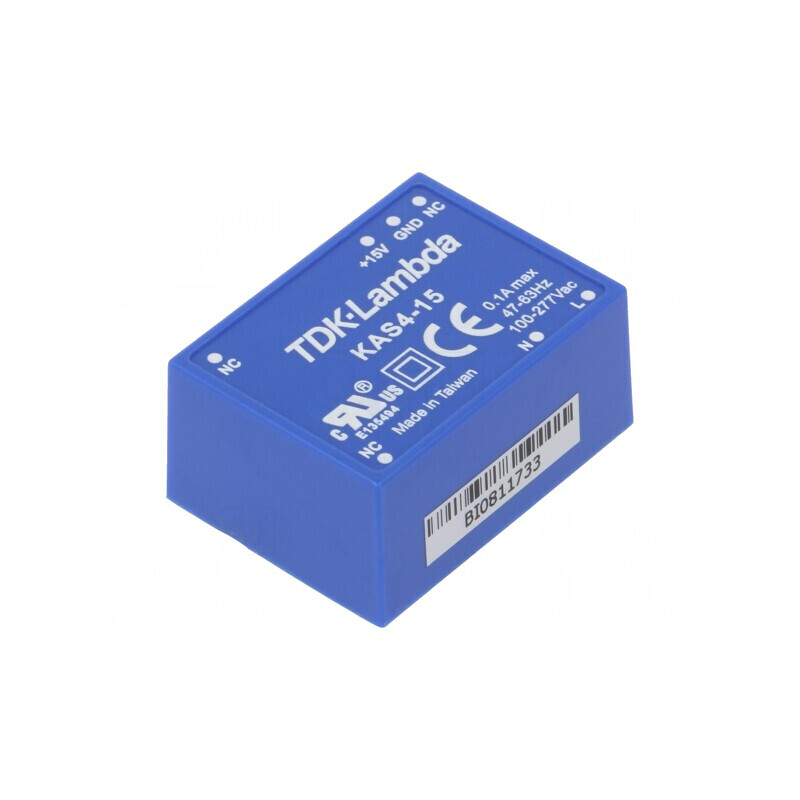Convertor AC/DC 4W 15VDC KAS4-15 | Electronic-mag.ro | Componente Electronice
