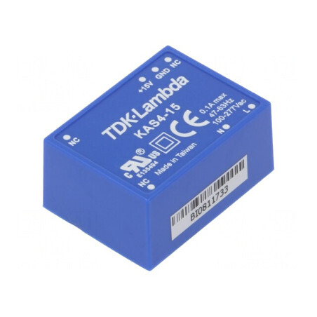 Convertor AC/DC 4W 15VDC KAS4-15 | Electronic-mag.ro | Componente Electronice