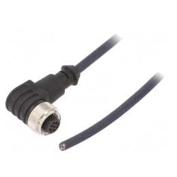 Cablu de conectare M12 PIN 4 unghi 5m 250VAC 4A mamă | Electronic-mag.ro | Componente Electronice