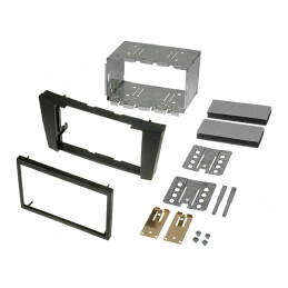 Cadru radio Mercedes 2 DIN negru | Electronic-mag.ro | Componente Electronice