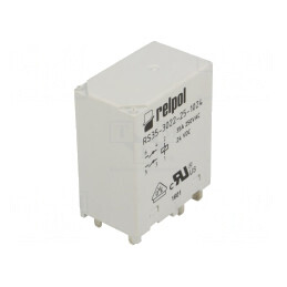 Releu electromagnetic DPST-NO 24VDC 35A RS35 | Electronic-mag.ro | Componente Electronice