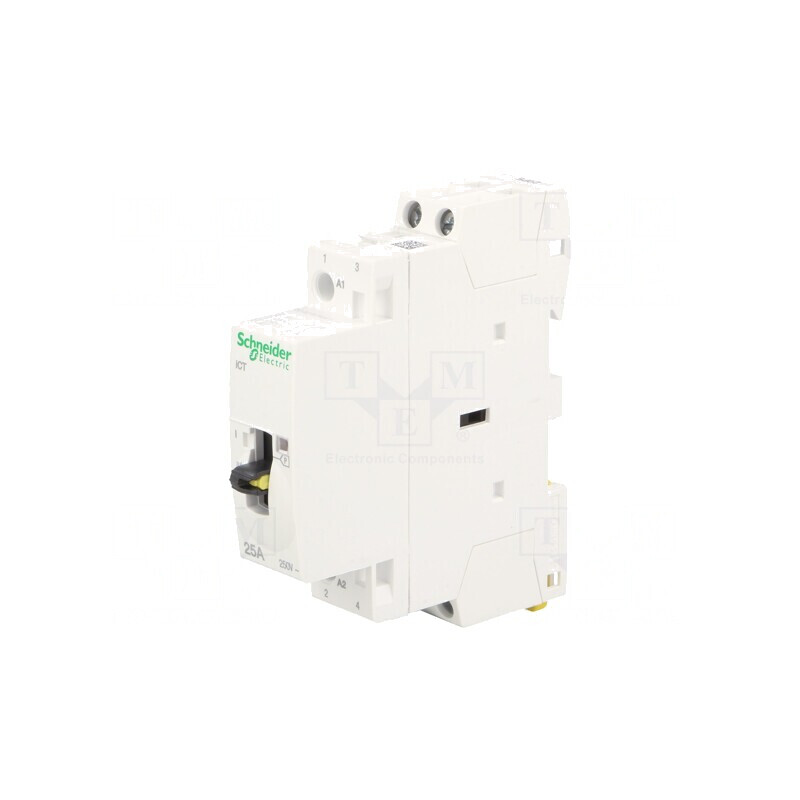 Contactor 2P 25A 230-240V NO IP20 | Electronic-mag.ro | Componente Electronice