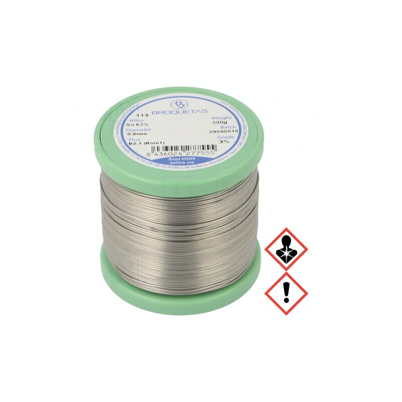 Sârmă de lipit cu plumb 0,8mm 500g 183°C BROFIL | Electronic-mag.ro | Componente Electronice Sârmă de lipit cu plumb 0,8mm 500g 183°C BROFIL | Electronic-mag.ro | Componente Electronice