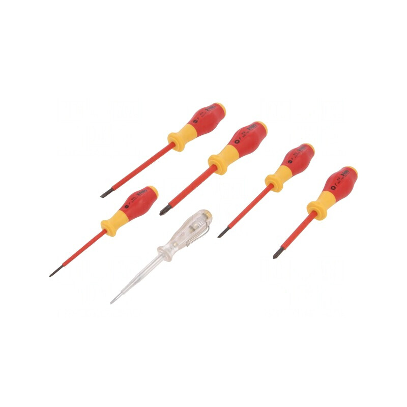 Kit şurubelniţe izolate ERGONIC 5buc. | Electronic-mag.ro | Componente Electronice