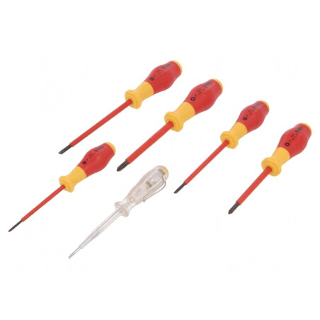 Kit şurubelniţe izolate ERGONIC 5buc. | Electronic-mag.ro | Componente Electronice