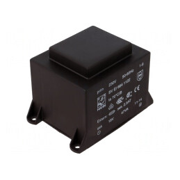 Transformator Încapsulat 47VA 230V 18V PCB | Electronic-mag.ro | Componente Electronice