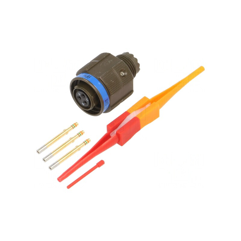 Conector Militar Dimensiune 9 MIL-DTL-38999 Series III Oliv | Electronic-mag.ro | Componente Electronice