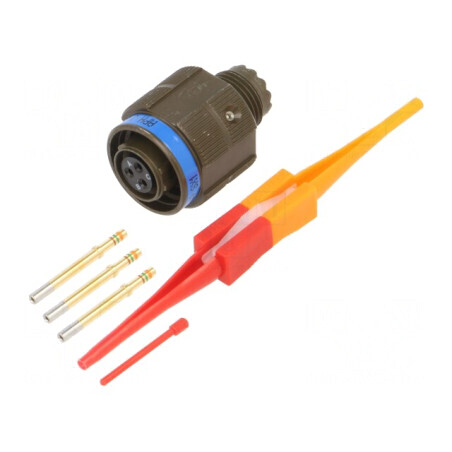 Conector Militar Dimensiune 9 MIL-DTL-38999 Series III Oliv | Electronic-mag.ro | Componente Electronice