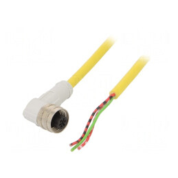 Cablu de conectare M12 3 PIN 2m IP67 | Electronic-mag.ro | Componente Electronice