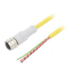 Cablu Conectare M12 Drept 2m 3-PIN IP67 | Electronic-mag.ro | Componente Electronice