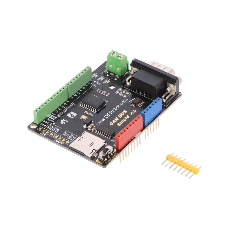 Shield CAN Arduino MCP2515 I2C UART 3.3-5VDC DFR0370 | Electronic-mag.ro | Componente Electronice