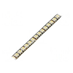 Bandă LED RGBW Programabilă 144 LED/m 8mm PCB Negru 5V IP20