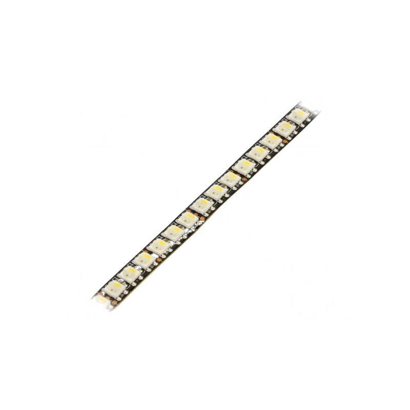 Bandă LED RGBW Programabilă 144 LED/m 8mm PCB Negru 5V IP20 | Electronic-mag.ro | Componente Electronice
