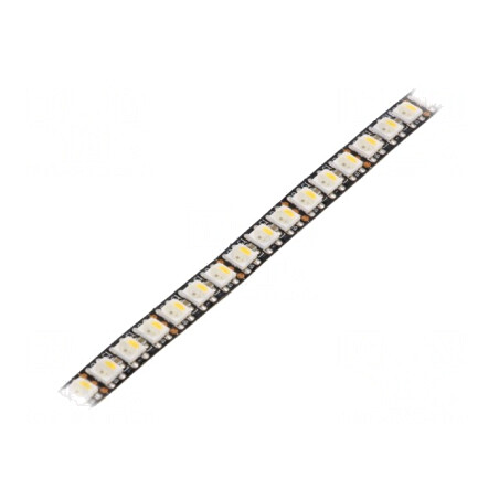Bandă LED RGBW Programabilă 5V 144 LED/m 8mm PCB Negru | Electronic-mag.ro | Componente Electronice