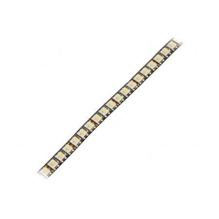 Bandă LED RGBW 5V 144 LED/m PCB negre 8mm | Electronic-mag.ro | Componente Electronice