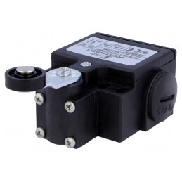 Limitator cursă manetă 26,5mm cu rolă plastic 18mm 10A | Electronic-mag.ro | Componente Electronice