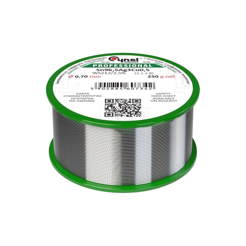 Sârmă de lipit fără plumb 0,7mm 250g | Electronic-mag.ro | Componente Electronice Sârmă de lipit fără plumb 0,7mm 250g | Electronic-mag.ro | Componente Electronice