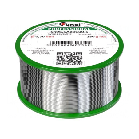 Sârmă de lipit fără plumb 0,7mm 250g | Electronic-mag.ro | Componente Electronice