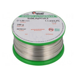 Sârmă de lipit fără plumb 1mm 250g bobină | Electronic-mag.ro | Componente Electronice