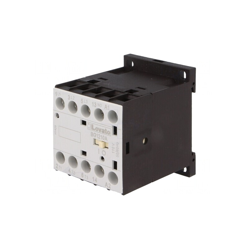 Contactor 3P NO 110VAC 12A | Electronic-mag.ro | Componente Electronice