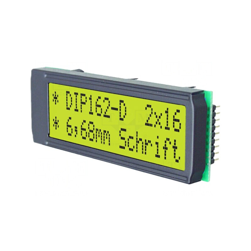 'Afișaj LCD alfanumeric 16x2 LED 68x26,8mm' | Electronic-mag.ro | Componente Electronice 'Afișaj LCD alfanumeric 16x2 LED 68x26,8mm' | Electronic-mag.ro | Componente Electronice