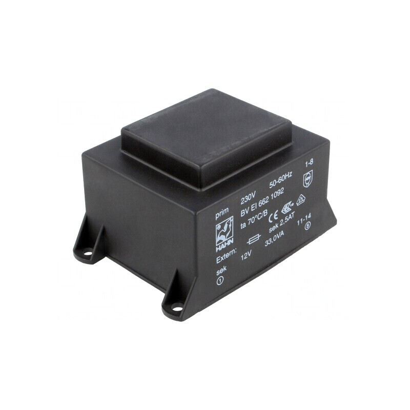 Transformator încapsulat 33VA 12V 2,75A PCB | Electronic-mag.ro | Componente Electronice Transformator încapsulat 33VA 12V 2,75A PCB | Electronic-mag.ro | Componente Electronice