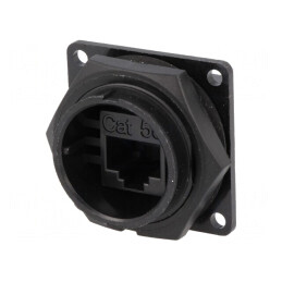 Conector RJ45 Cat 5e 8p8c IP67/IP68 Drept | Electronic-mag.ro | Componente Electronice