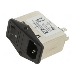 Conector alimentare AC soclu tată 2A 250V 3,8mH