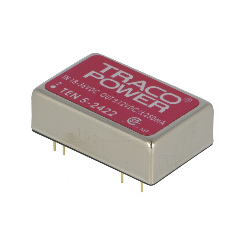 Convertor DC/DC 5W 18-36V la 12V/-12V | Electronic-mag.ro | Componente Electronice