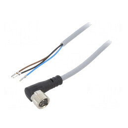 Cablu de Conectare M8 3-PIN unghi 10m 60VAC/3A 60VDC