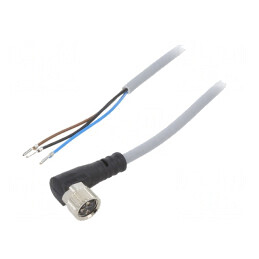 Cablu de Conectare M8 3-PIN unghi 10m 60VAC/3A 60VDC | Electronic-mag.ro | Componente Electronice