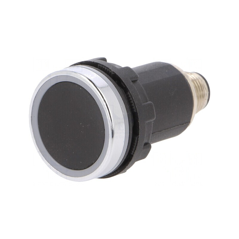 Comutator Capacitiv Negru Argintiu 10-30VDC NPN NO | Electronic-mag.ro | Componente Electronice
