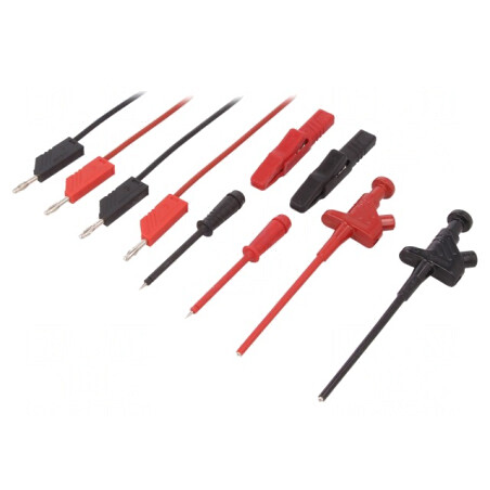 Cabluri de Măsurare Negru și Roșu | Electronic-mag.ro | Componente Electronice