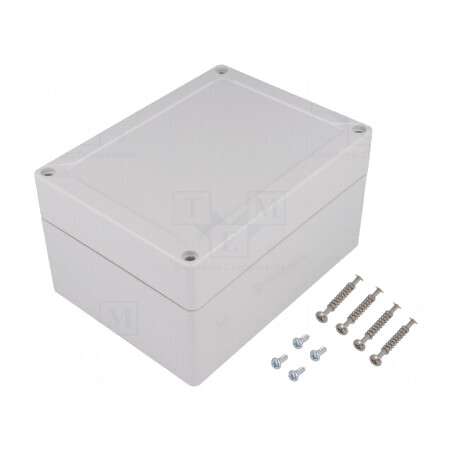 Carcasă universală gri ABS 122x162x90mm | Electronic-mag.ro | Componente Electronice