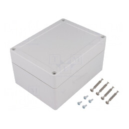 Carcasă universală gri ABS 122x162x90mm | Electronic-mag.ro | Componente Electronice