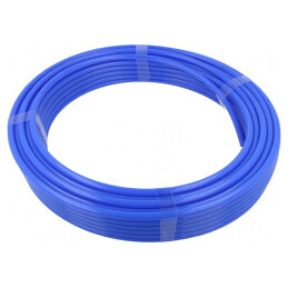 Cablu pneumatic poliamidă 6 albastru 25m 17bar