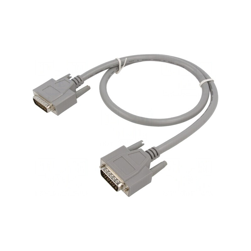 Cablu D-Sub 26 pini 0,76m Ecranat Gri | Electronic-mag.ro | Componente Electronice