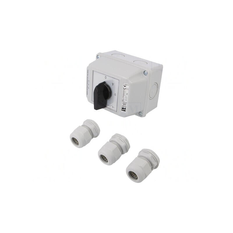 Comutator cu came stea-triunghi 16A 3 poziții | Electronic-mag.ro | Componente Electronice