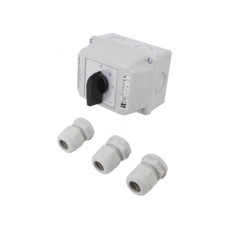 Comutator cu came stea-triunghi 16A 3 poziții | Electronic-mag.ro | Componente Electronice