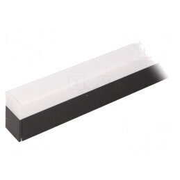 Profil Aluminiu Negru pentru Module LED LINEA20 2m | Electronic-mag.ro | Componente Electronice