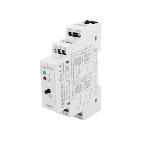 Releu Bistabil pentru Instalații NO 16A IP20 PBM-02/24V | Electronic-mag.ro | Componente Electronice