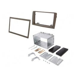 Cadru Radio 2 DIN Auriu Fiat Lancia | Electronic-mag.ro | Componente Electronice