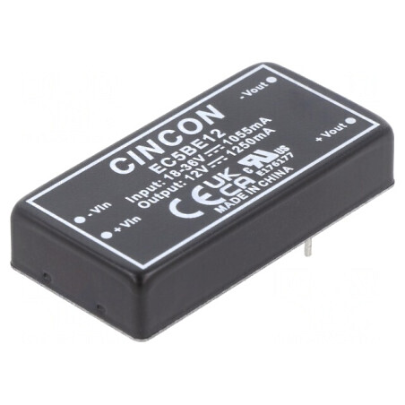 Convertor DC/DC 15W 18-36V la 12V 1250mA | Electronic-mag.ro | Componente Electronice