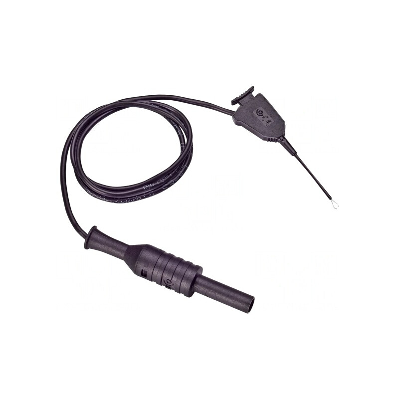 Cablu de măsurare 0,5m 70VDC 33VAC 1A Negru | Electronic-mag.ro | Componente Electronice