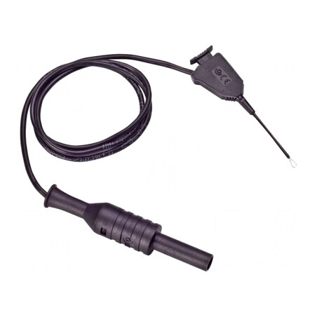 Cablu de măsurare 0,5m 70VDC 33VAC 1A Negru | Electronic-mag.ro | Componente Electronice