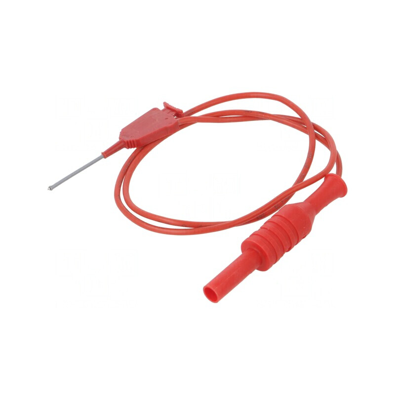 Cablu de măsurare 70VDC 33VAC 1A 0,5m roșu | Electronic-mag.ro | Componente Electronice