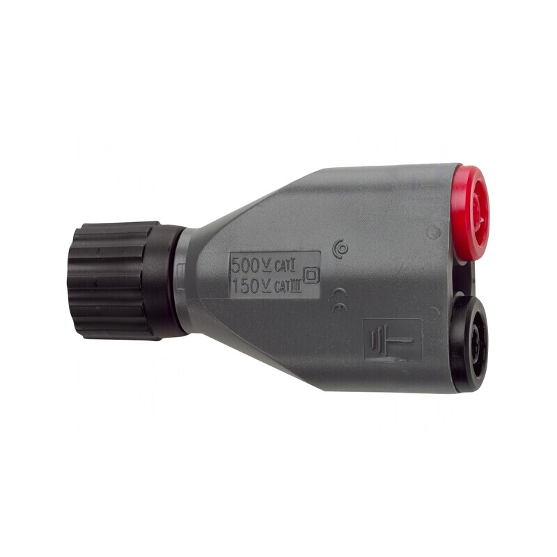 Adaptor Banană 4mm la BNC 63mm | Electronic-mag.ro | Componente Electronice